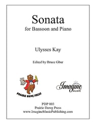 Sonata Bassoon Solo with Piano EPRINT cover Thumbnail